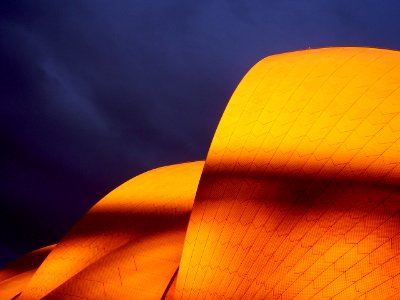 Harbour bridge shadows photo