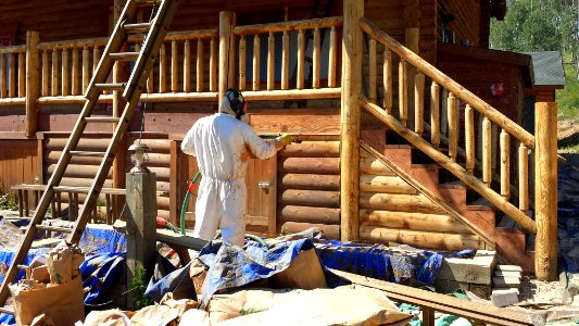Log Home Finishing-2