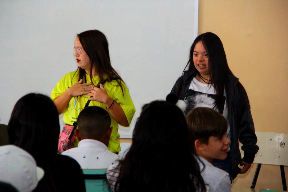 25.03.2019 - SMED  - Síndrome de Down; Orientação e Conscientização na EMEF Cecília Meireles - Foto Marcel Avila