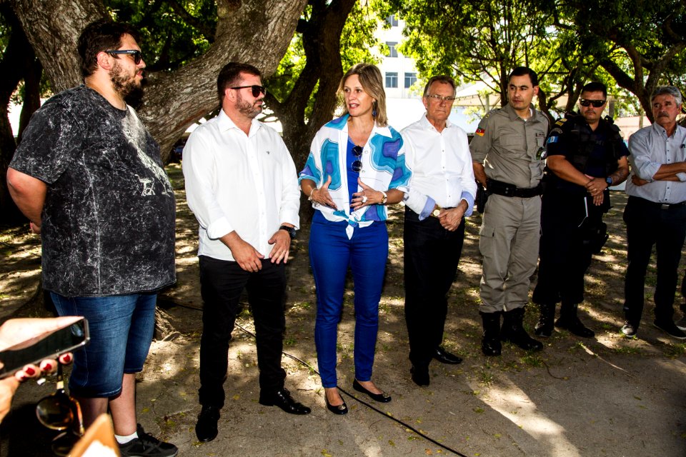 01.03.2019 - Prefeita Paula Mascarenhas realiza vistoria da montagem da estrutura do Carnaval 2019 - Foto: Gustavo Vara