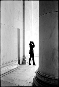 Framed at the Jefferson Memorial