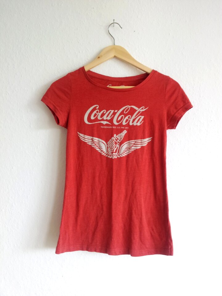 T shirt red coca-cola