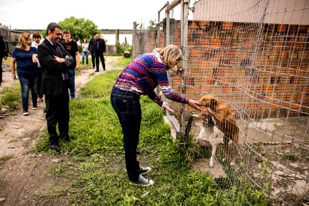 12.02.2019 - Prefeita Paula Mascarenhas recebe a visita  do superintendente da Susepe, Mario Santa Maria Junior, onde vistoriaram o Presídio Regional de Pelotas e a escola Franklin Olivé Leite - Foto: Gustavo Vara