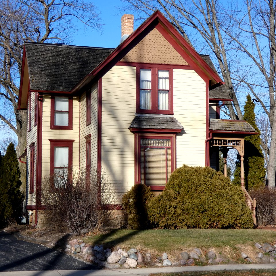 House on a Sunny Winter Afternoon