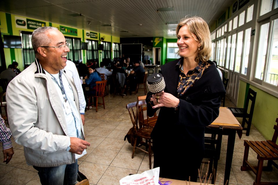 17.05.2019 - Prefeita Paula Mascarenhas participa do almoço de confraternização dos apenados do MOP com a presença de familiares - Foto: Gustavo Vara