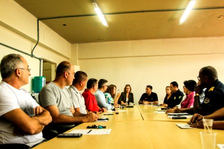 11.01.2019 - Prefeita Paula Mascarenhas durante reunião do GGI na Secretaria de Segurança Pública - Foto: Gustavo Vara