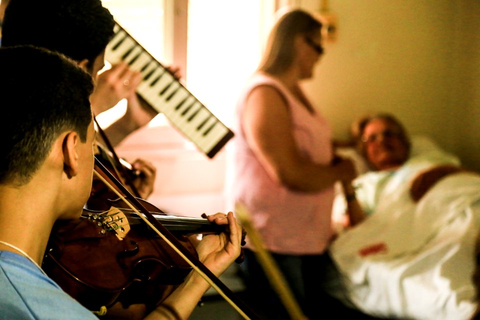 15.01.2019 -  Apresentação do coro de Violinos de Minas Gerais na Beneficiência Portuguesa  - Foto: Gustavo Vara