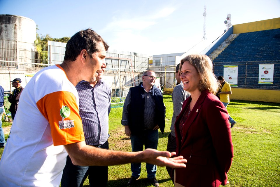 07.05.2019 - Prefeita Paula Mascarenhas participa da abertura da Caravana do Esporte e da Arte, na Boca do Lobo - Foto: Gustavo Vara