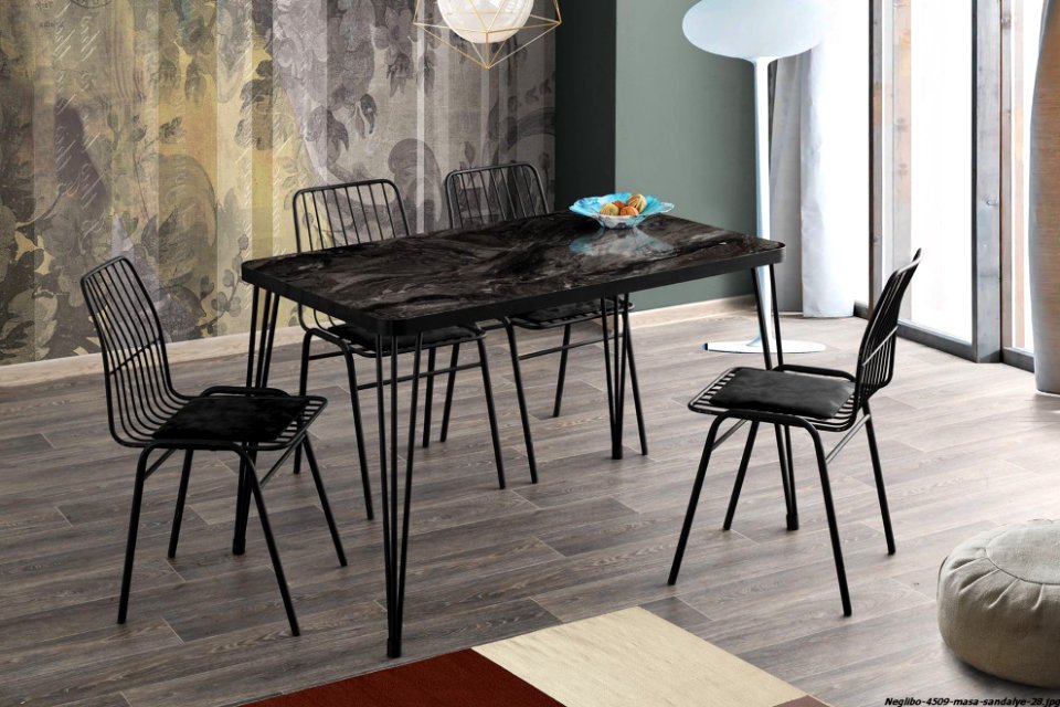 120x70 Wire Table and Belgin Chair-01