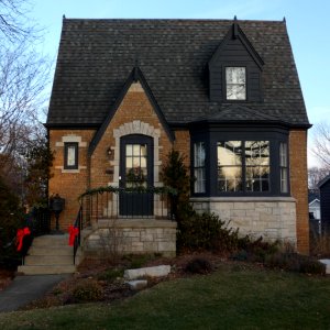 House in Early Evening Light