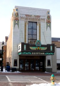 Egyptian Theatre, Downtown DeKalb, IL