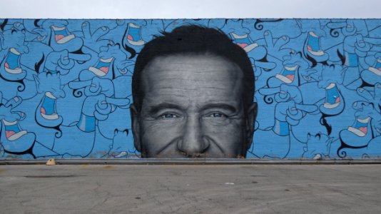 Robin Williams Mural by Jerkface and Dippie