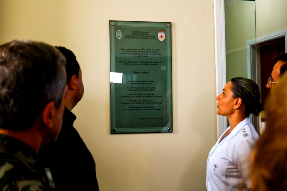 29.03.2019 - Vice-prefeito Idemar Barz na solenidade do 25°Aniversário do Posto Médico de Guarnição - Foto Michel Corvello