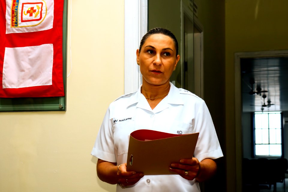 29.03.2019 - Vice-prefeito Idemar Barz na solenidade do 25°Aniversário do Posto Médico de Guarnição - Foto Michel Corvello