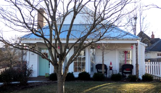 House on a Sunny Winter Afternoon