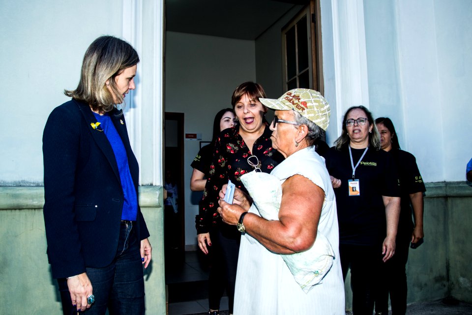 21.03.2019 - Prefeita Paula Mascarenhas e o vice Idemar Barz na inauguração do novo espaço de atendimento do Departamento de Assistência ao Usuário (DAU) e apresentação do modelo de transporte intermunicipal da SMS - Foto: Gustavo Vara