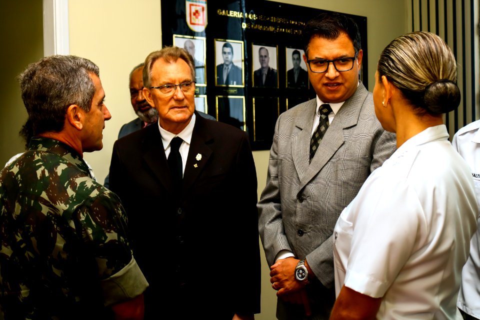 29.03.2019 - Vice-prefeito Idemar Barz na solenidade do 25°Aniversário do Posto Médico de Guarnição - Foto Michel Corvello