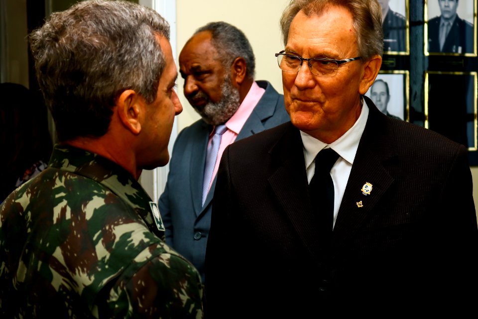 29.03.2019 - Vice-prefeito Idemar Barz na solenidade do 25°Aniversário do Posto Médico de Guarnição - Foto Michel Corvello