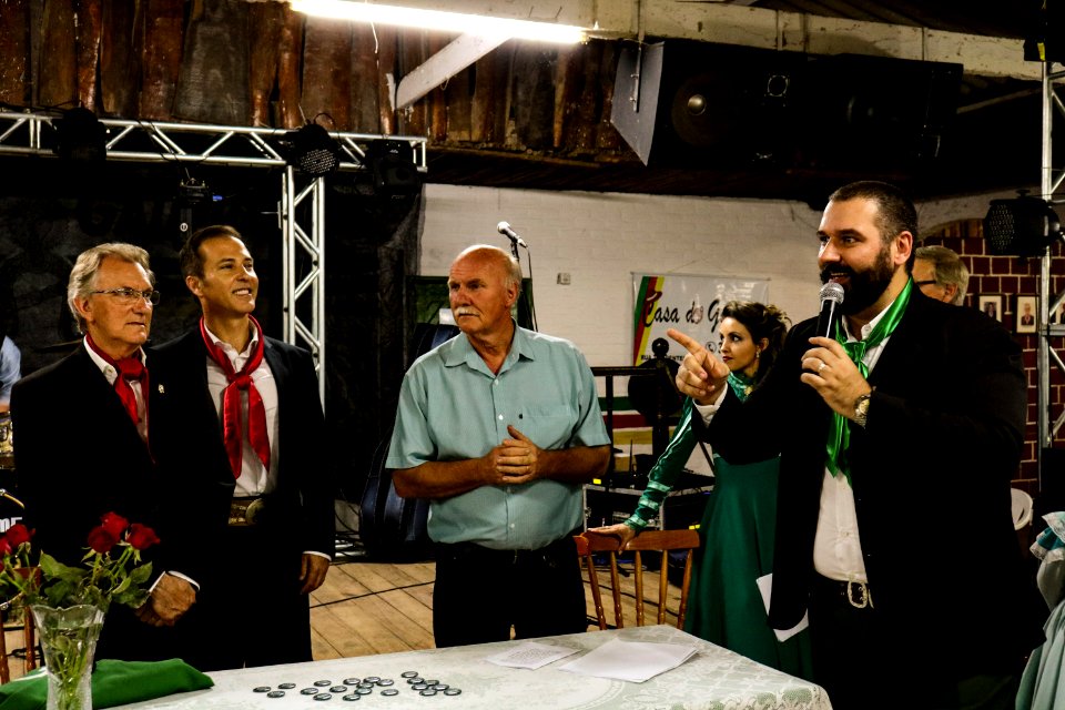 16.03.2019 - Vice-prefeito Idemar Barz no jantar e baile de posse da nova patronagem da União Gaúcha - Foto Michel Corvello