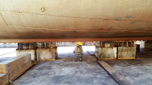 Balclutha in drydock