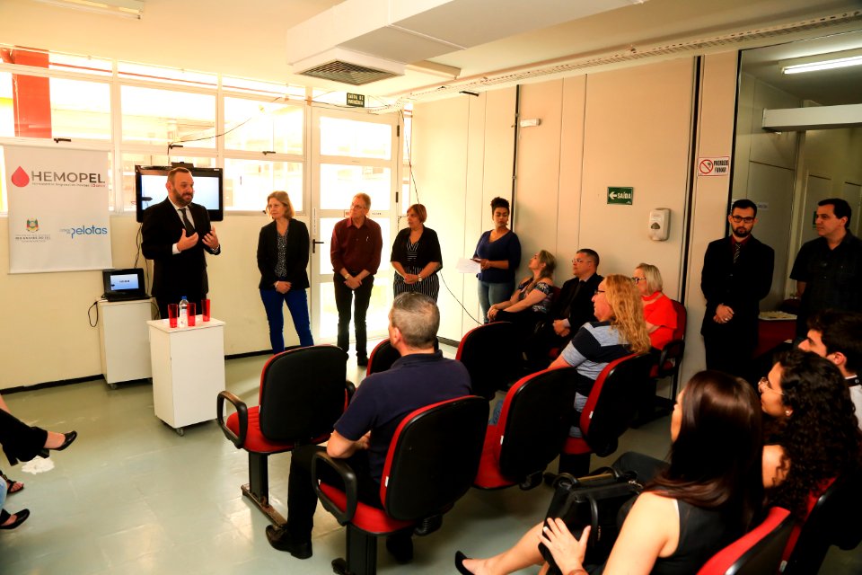 29.11.2018 - Prefeita Paula Mascarenhas e o vice Idemar Barz participam do evento alusivo aos 15 anos do Hemocentro Regional de Pelotas - Foto: Gustavo Vara