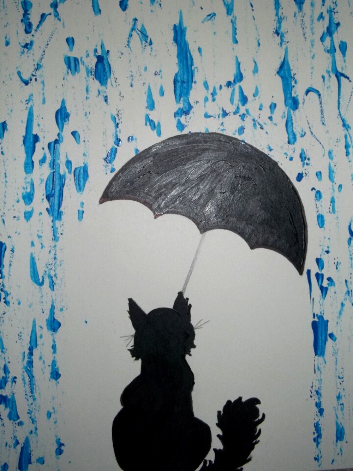 Rain umbrella animal