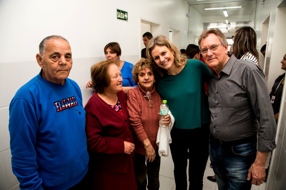 29.09.2018 - Prefeita Paula Mascarenha e o vice Idemar Barz na cerimônia de inauguração da UBS Virgilio Costa - Foto: Gustavo Vara