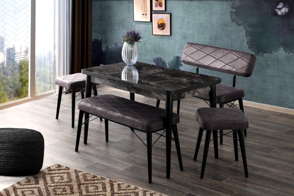 Polo Table and Atlanta Bench Set-01