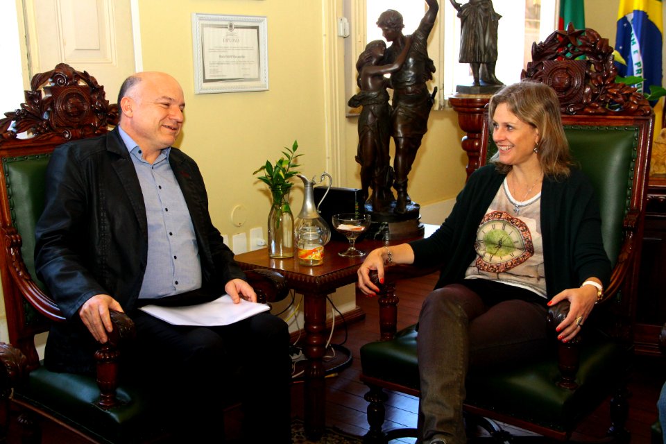 20.11.2018 - Gab Prefeita - Reunião Secretário Estadual de Obras - Foto Marcel Avila
