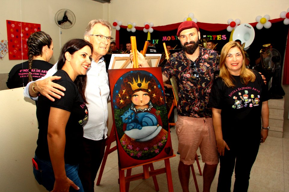24.11.2018 - Gab Vice Prefeito - 4º Mostra de Artes EMEI Prof Jacema Prestes - Foto Marcel Avila