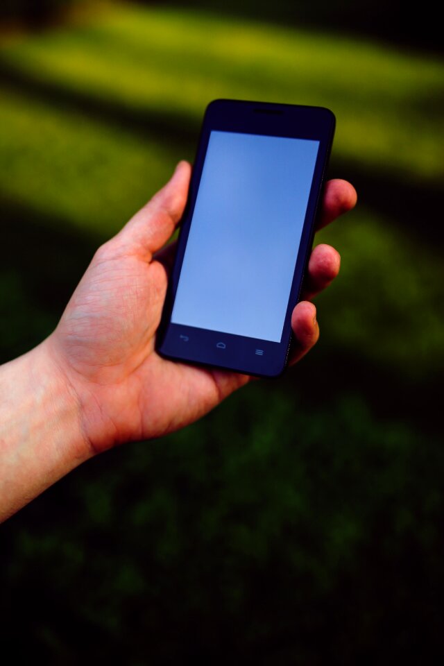 Mobile phone hand