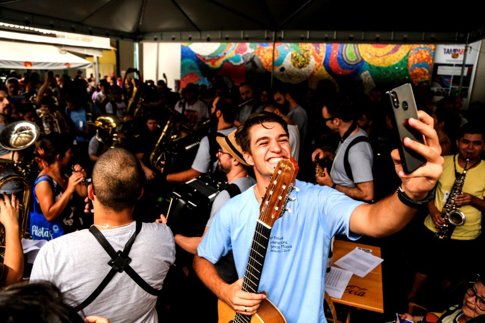 14.01.2019 - Cortejo Musical do Festival Internacional Sesc de Música - Foto: Gustavo Vara