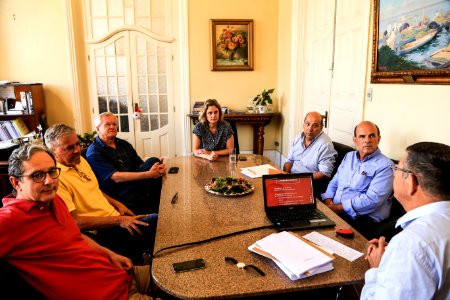 29.11.2018 - Prefeita Paula Mascarenhas em reunião com equipe do Plano de Mobilidade Urbana - Foto: Gustavo Vara