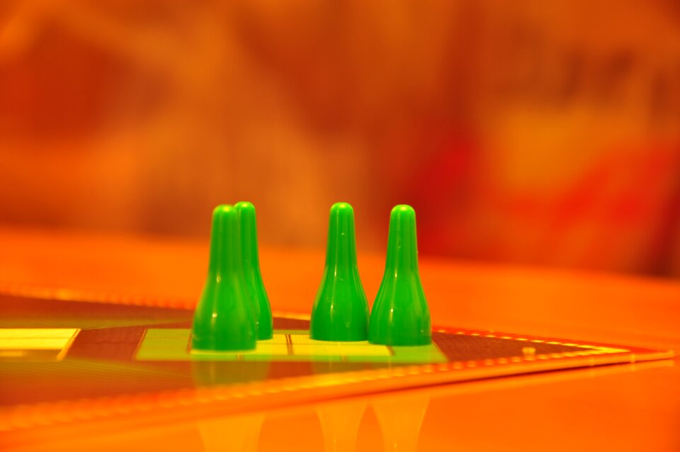 Game board game pawns