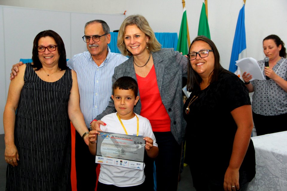 30.11.2018 - Gab Prefeita - Premiação da Olimpíada Brasileira de Astronomia e Astronáutica - Foto Marcel Avila