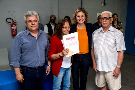 28.11.2018 - Prefeita Paula Mascarenhas realiza entrega da regularização fundiária do Loteamento Verona - Foto: Gustavo Vara