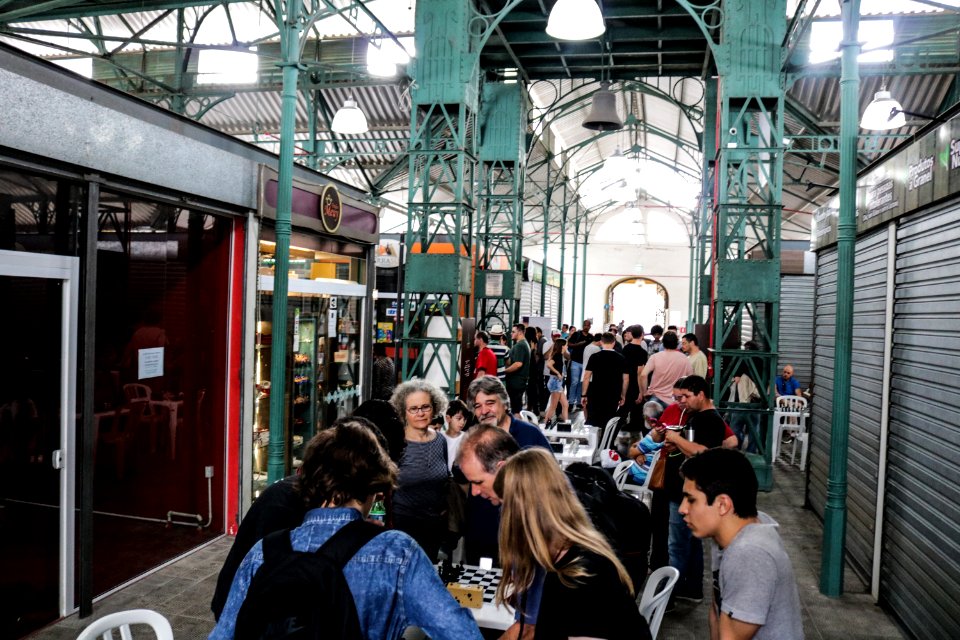 30.09.2018 - Xadrez rápido no Mercado Central - Foto: Gustavo Vara