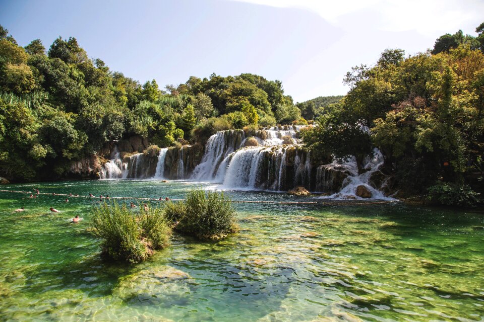 Water landscape travel