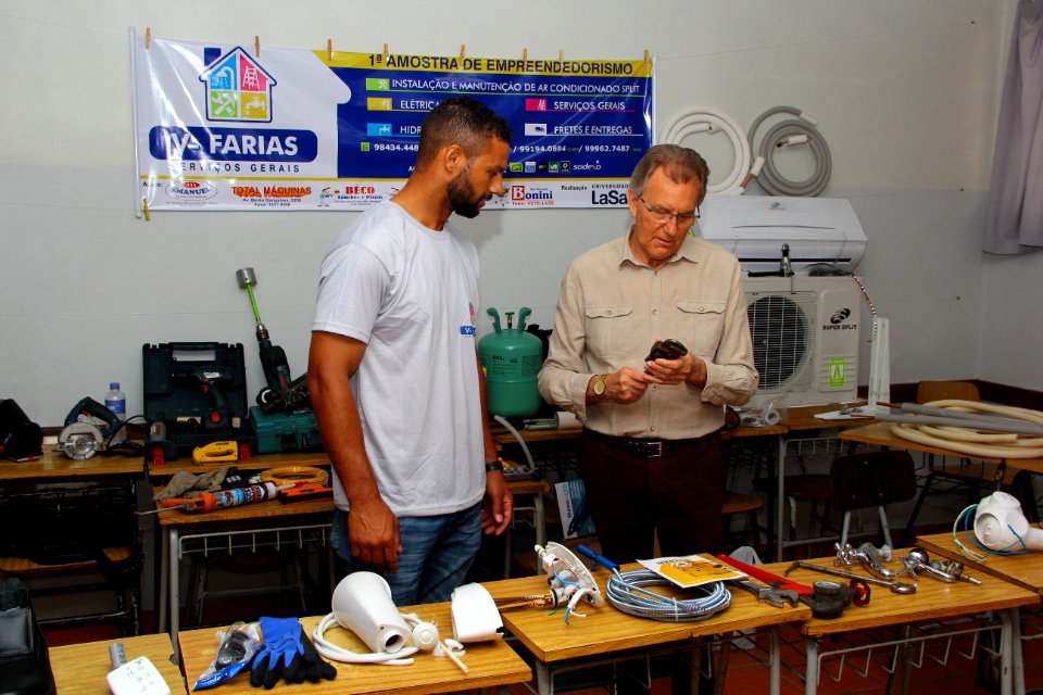 24.11.2018 - Gab Vice Prefeito - 1º Mostra Empreendedorismo Universidade La Salle - Foto Marcel Avila
