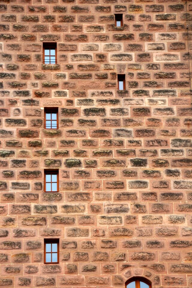 Facade shutter stone wall