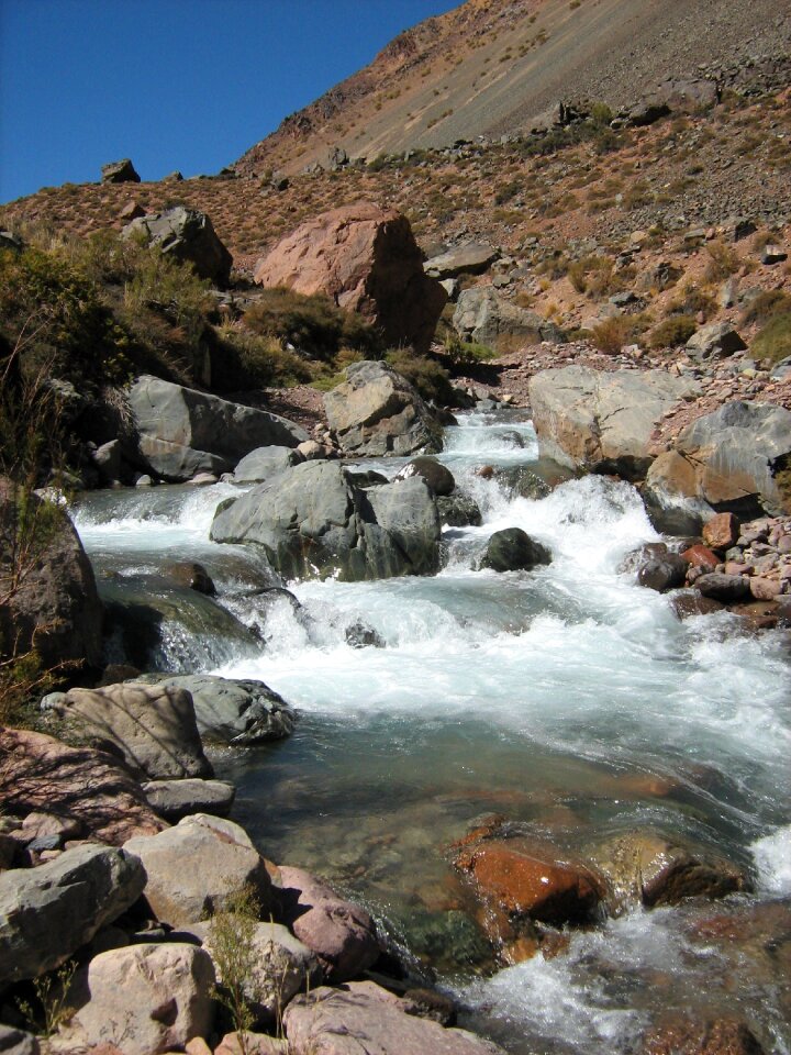 Fishing nature ravine