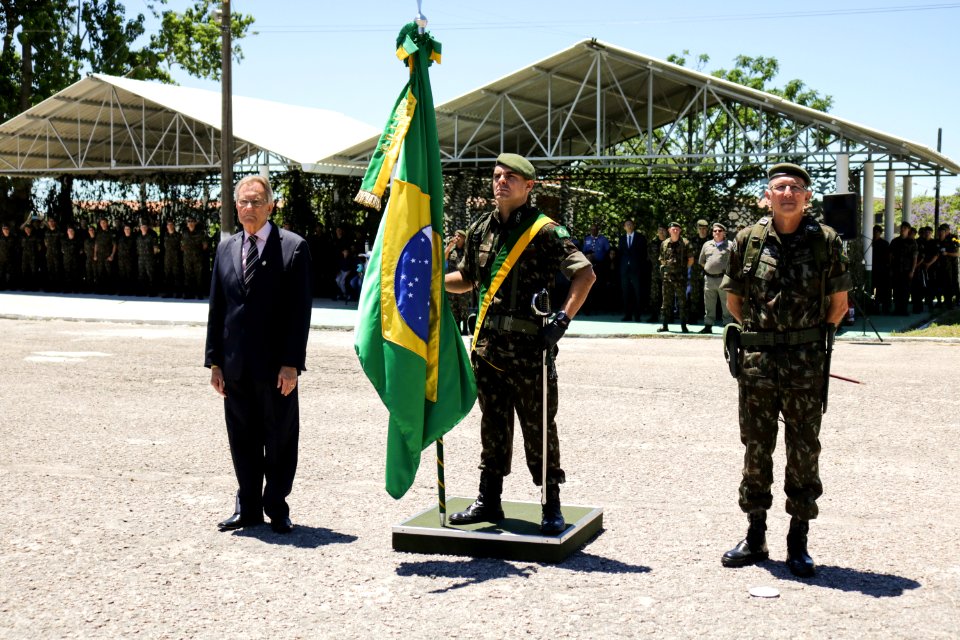 19.11.2018 - Vice Idemar na cerimônia do dia da Bandeira no 9º batalhão militar - FotoMichelCorvello
