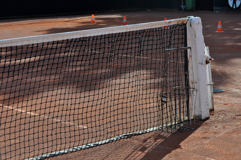 Sportive background tennis photo