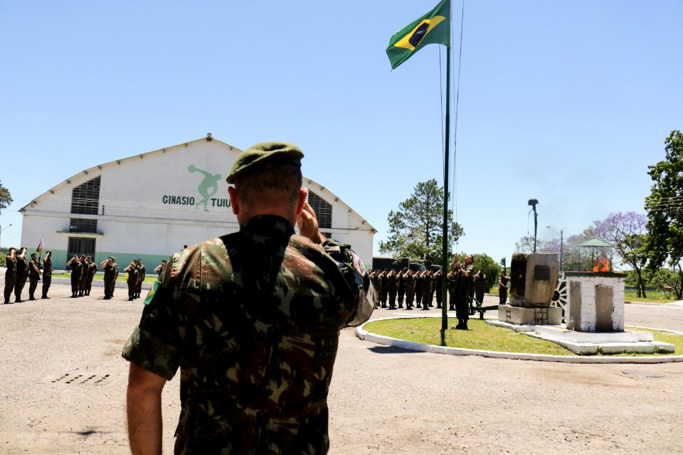 19.11.2018 - Vice Idemar na cerimônia do dia da Bandeira no 9º batalhão militar - FotoMichelCorvello