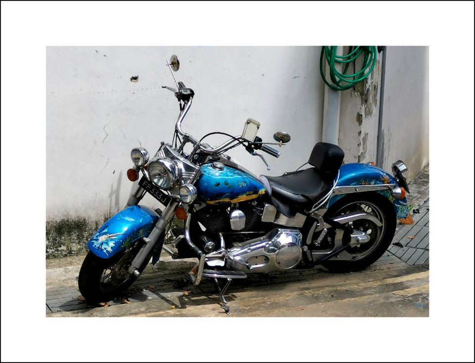 Cruiser with nice body art