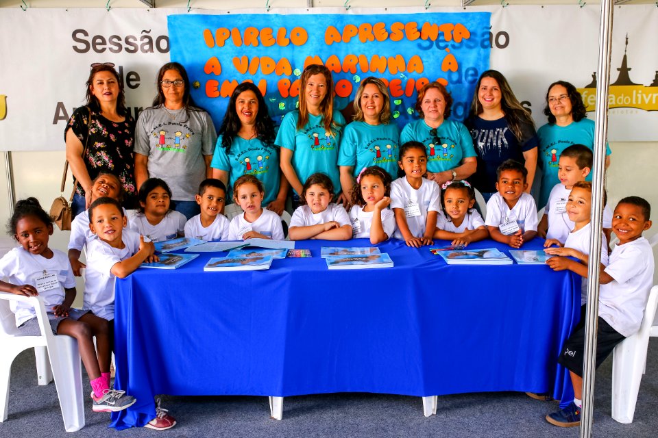 08.11.2018 Lançamento do Livro da EMEI Paulo Freire - Fotos Gustavo Mansur