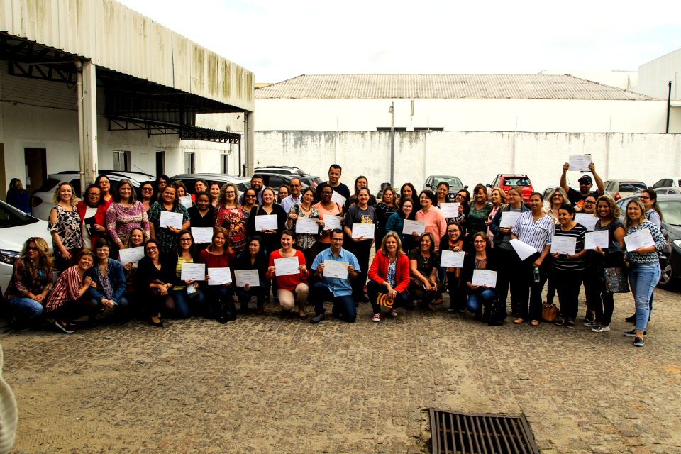 19.10.2018 - Prefeita Paula Mascarenhas durante homenagem ao Dia do Professor aos professores da rede municipal - Foto: Gustavo Vara