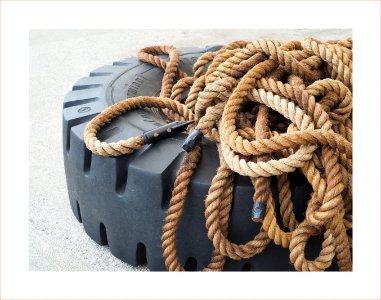 Tire and rope