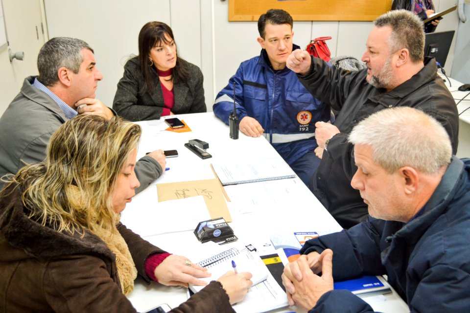 22.08.2018 - SMS - Reunião do comitê de crise da saúde Foto - Marcel Ávila