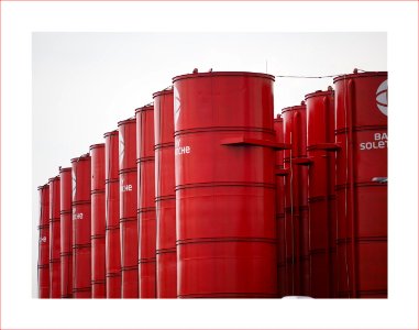 Construction site containers